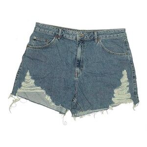Topshop Distressed Denim Cutoff Shorts